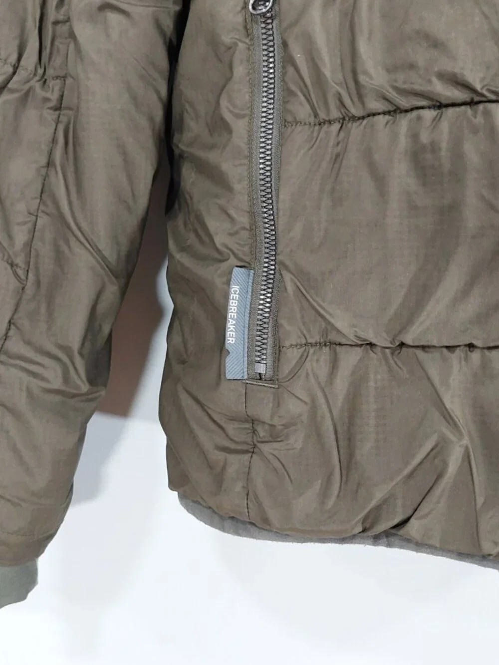 Icebreaker Merinoloft Puffer Jacket 'Stratus X' Merino Wool Quilted Men. Sz S.